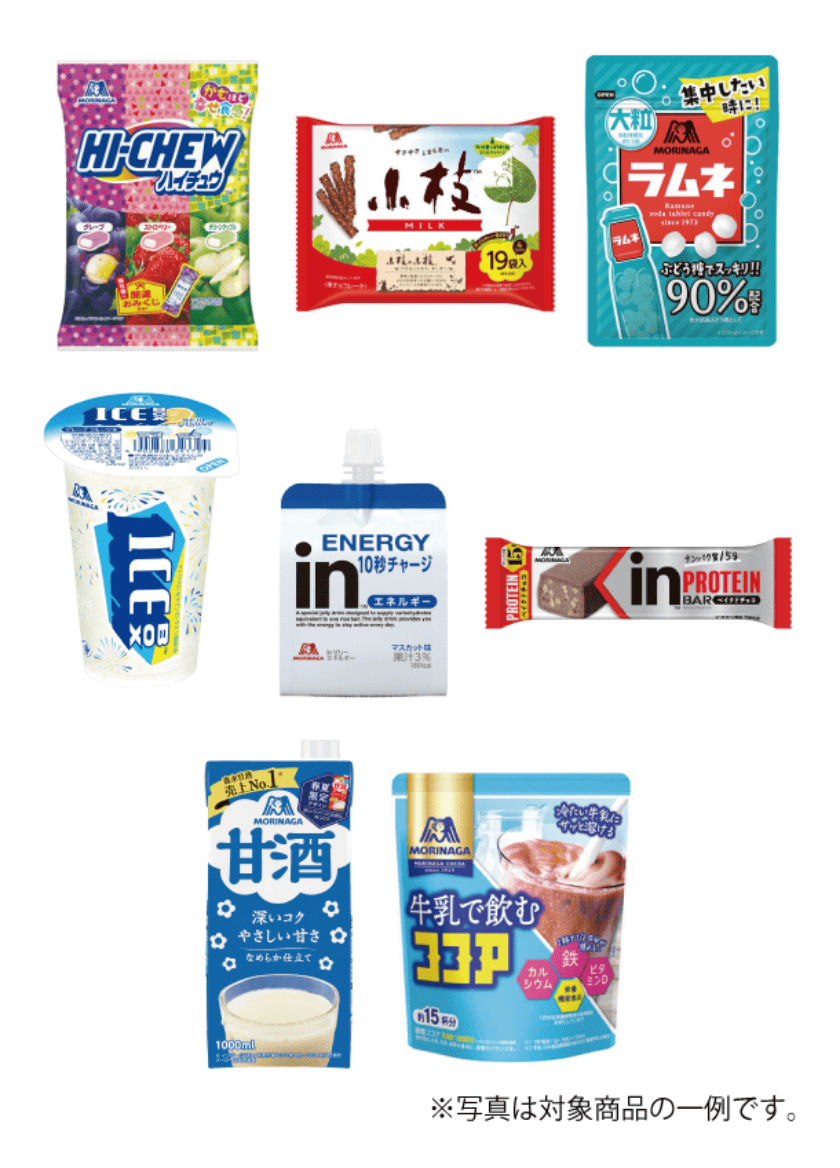 MORINAGA対象商品