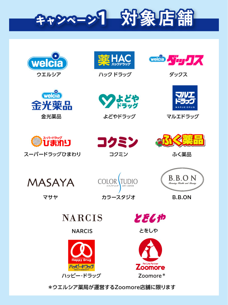 キャンペーン1対象店舗の画像