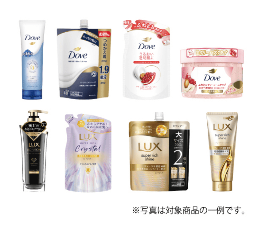 ユニリーバ対象商品