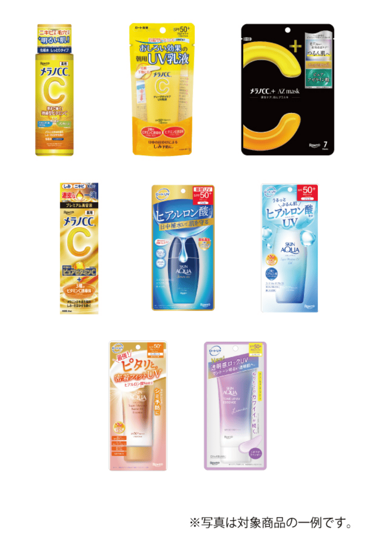 スキンアクア・メラノCC対象商品