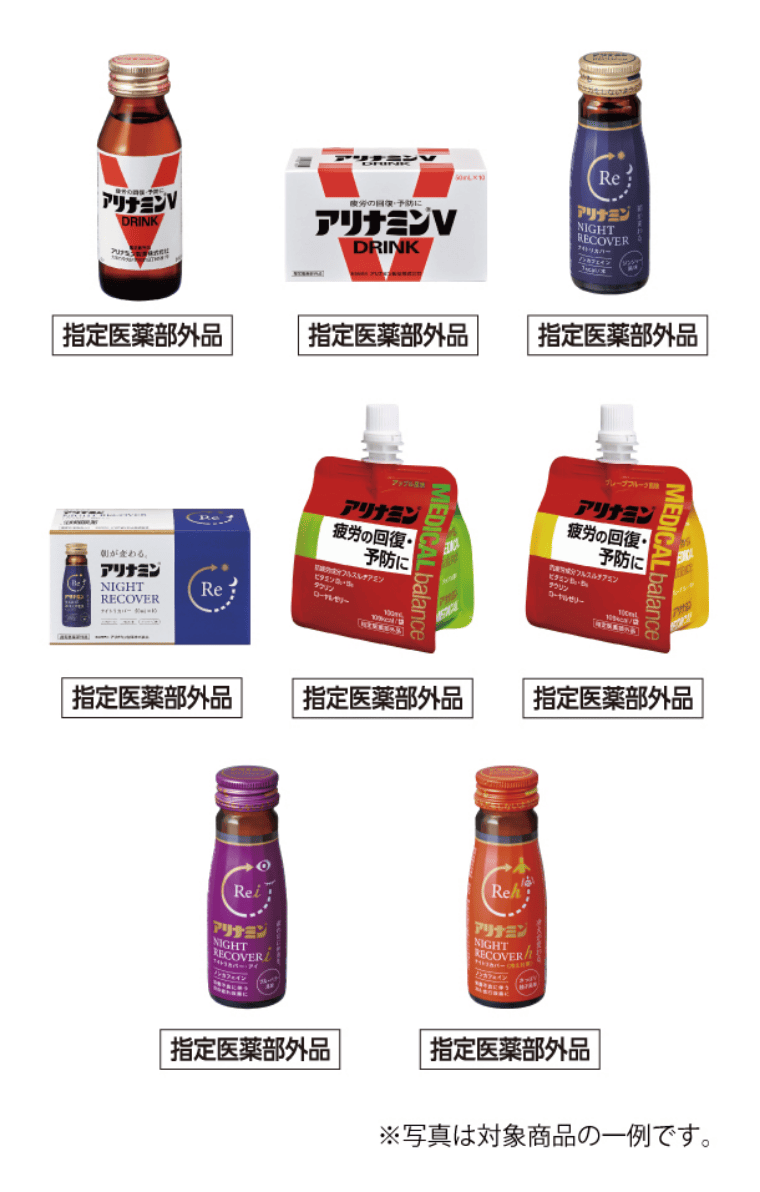 アリナミン対象商品