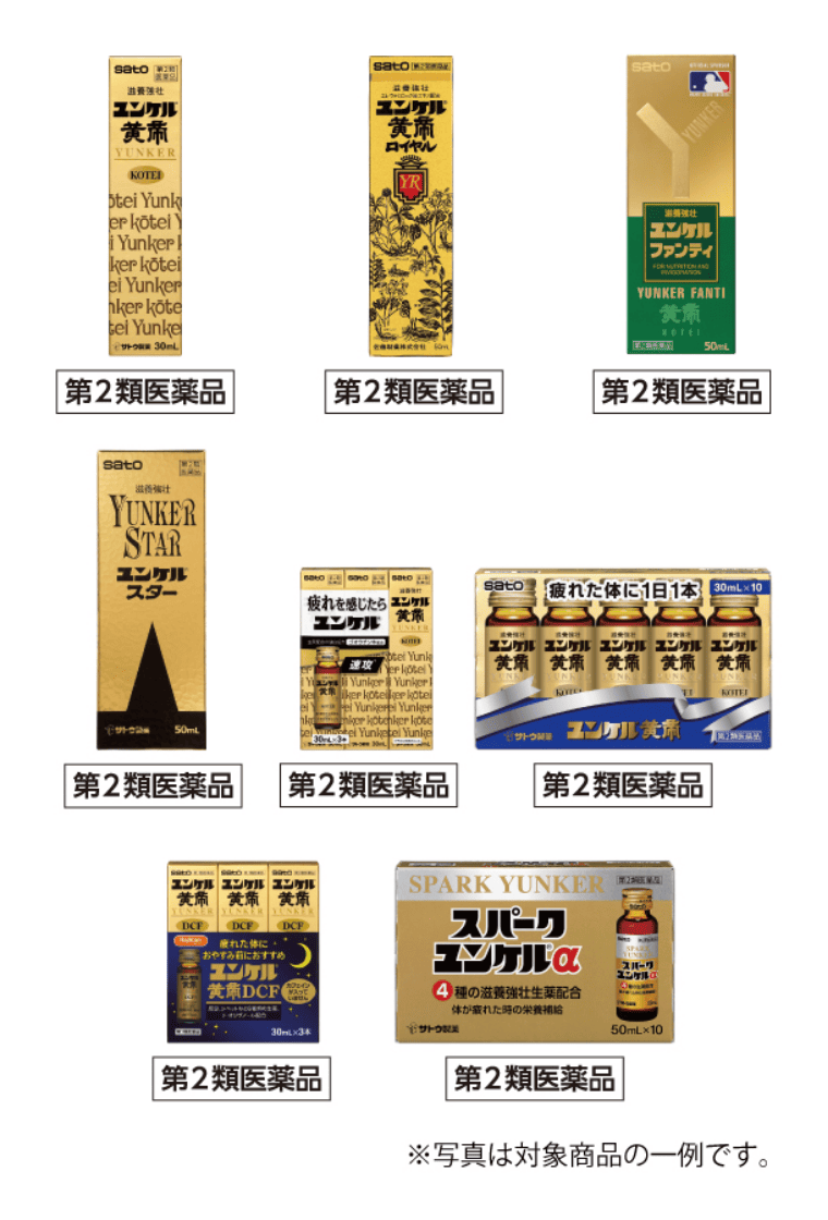 ユンケル対象商品
