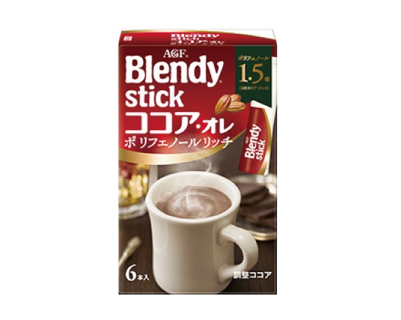 「ブレンディ」スティック ココア・オレ ポリフェノールリッチ 6本（味の素AGF）